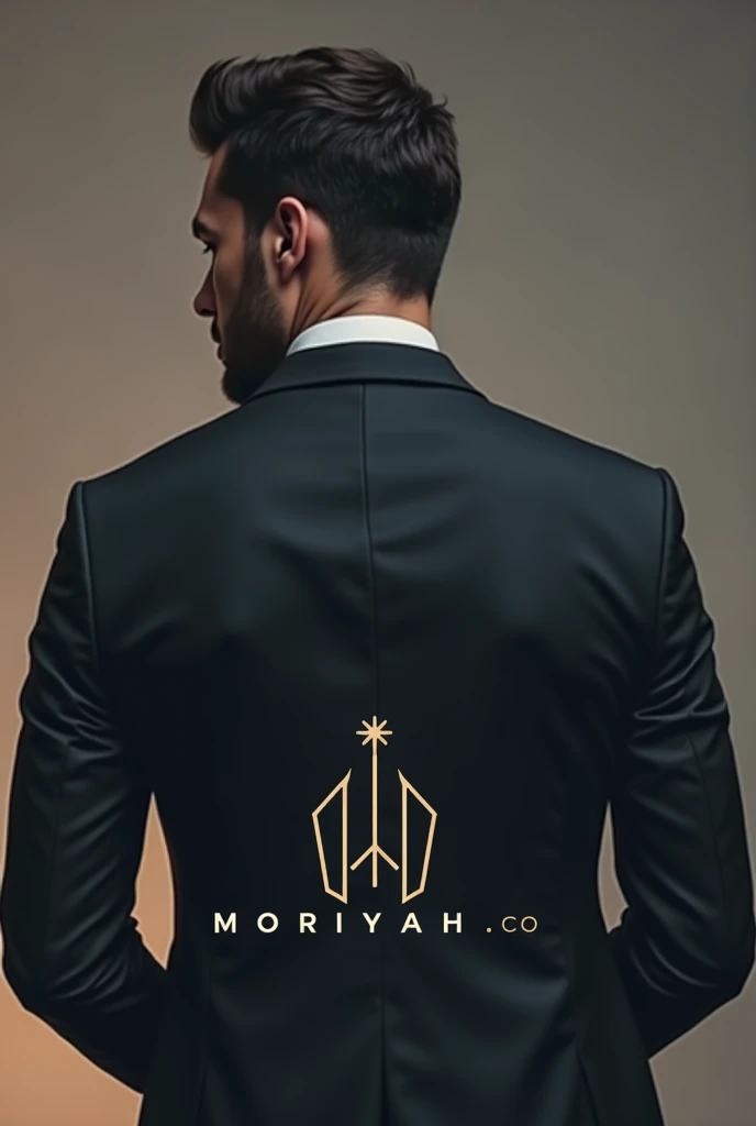 a modern and minimalist logo design for a men's clothing brand Moriyah.co, a sleek and stylish logo with geometric shapes, clean lines, and a sophisticated color palette, a high-quality, conceptual, and visually impactful logo design