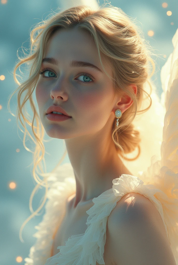 A girl with Angelic beauty