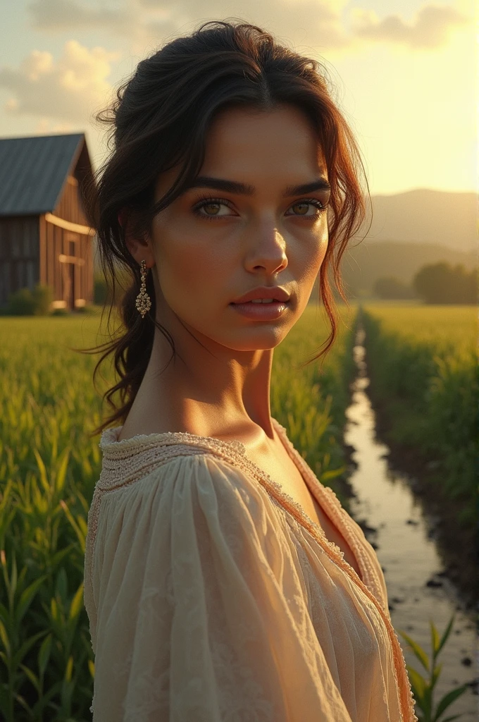 Deepika Padukone in farm