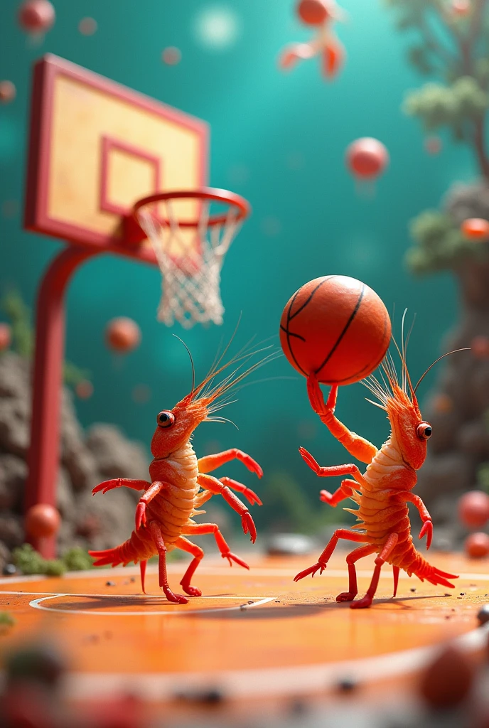 shrimp basketball gol