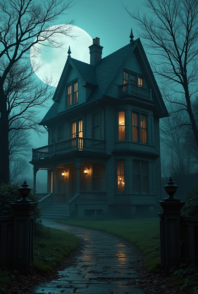 a horror house in the city