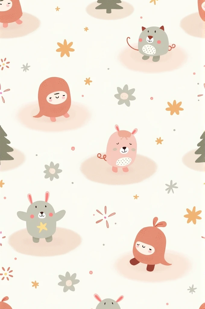 Background pastel theme kids pattern