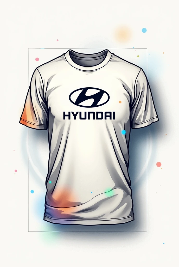 Card with a personalized Hyunda brand shirt