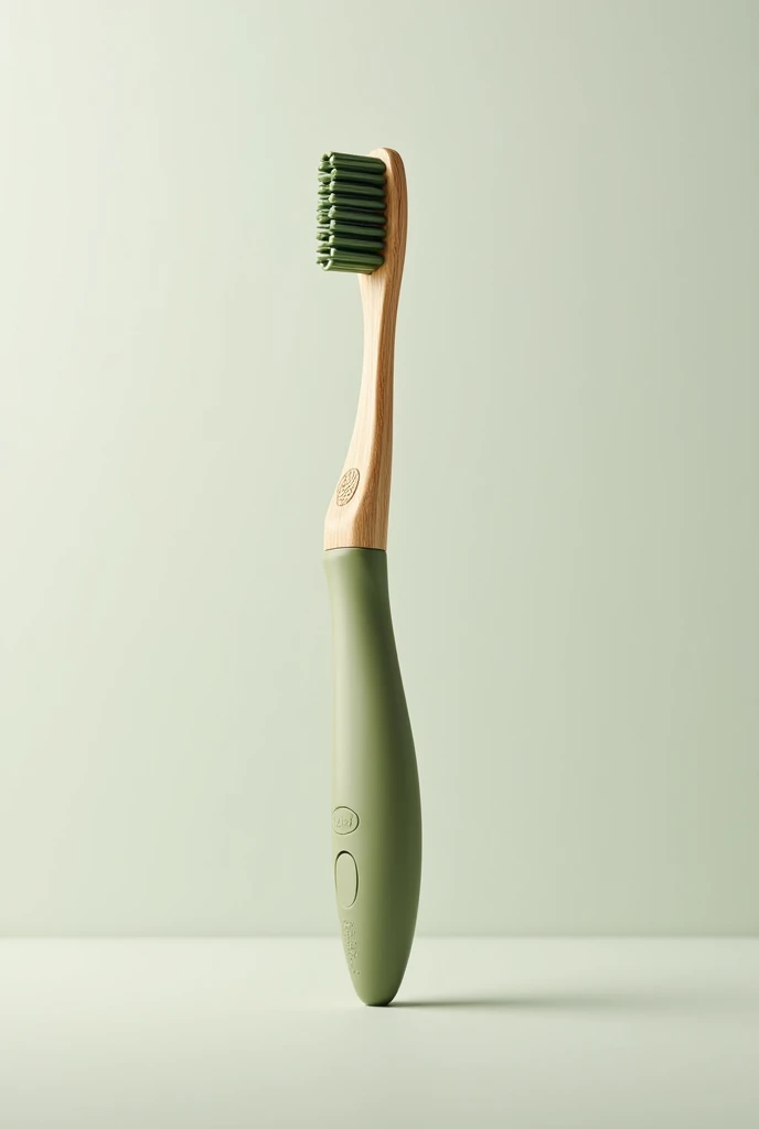 Smart and eco-friendly toothbrush 1. Material biodegradable: The handle is made of bamboo or algae-derived bioplastic, completely compostable.