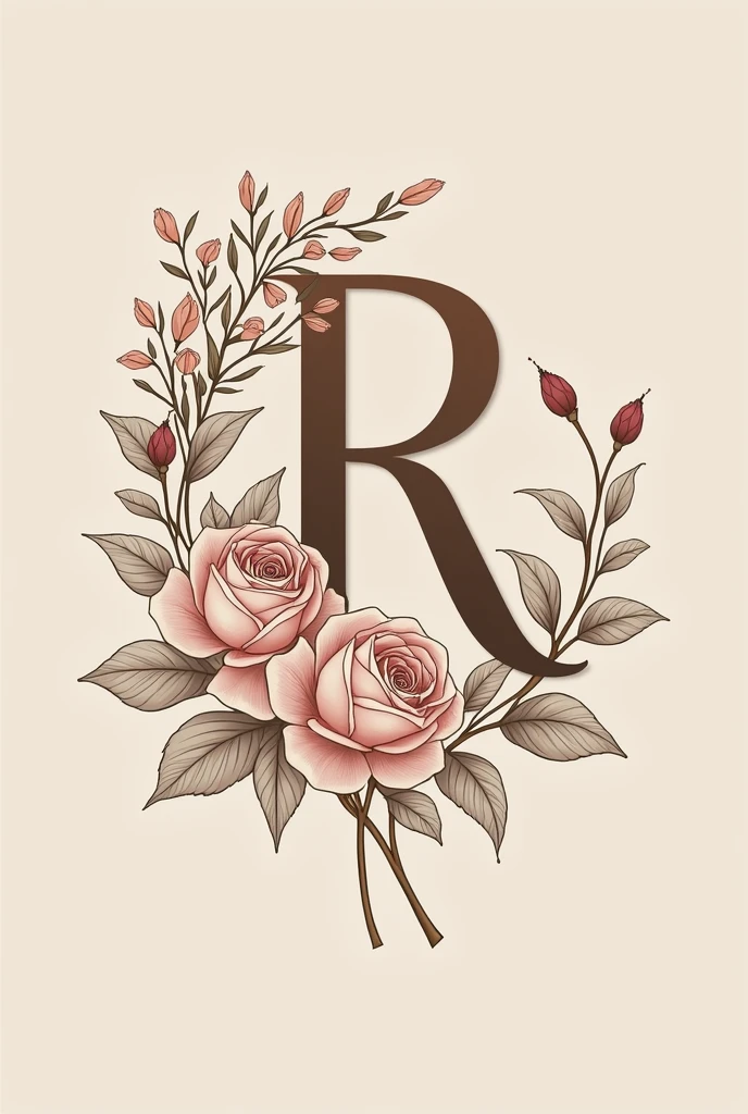 logo for a women's accessories store called bella rosa with initials B and R