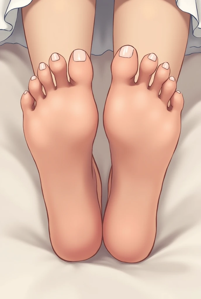 Soles of the feet Heartfilia、Lucy