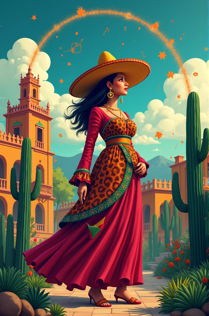 A cover about mathematics and the Mexican homeland