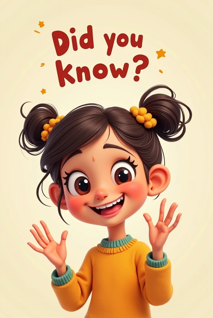 Emoji cartoon female Ask did you know