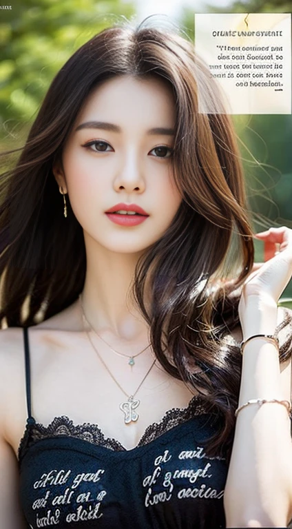 ((Genuineライティング、Highest quality、8k、masterpiece:1.3))、8k、Clear focus:1.2、Browsing Caution、（nude:1.5）、((Genuine)) 、((Genuine light、Highest quality) )、Model body type:1.4、(Dark brown hair、outside:1.8)、Dark brown eyes、Long Hair、Resort、At the poolside of the Nangoku Hotel、(24-years-old:1.3)、Highly detailed face、Beautiful Eyes、double eyelid、necklace、Put your hair over one eye、High heels、eyeliner、Comb your hair、Blue sea view、liberation、Model pose、Wearing a beige off-shoulder knit、whole body、(Browsing Caution:1.3)
