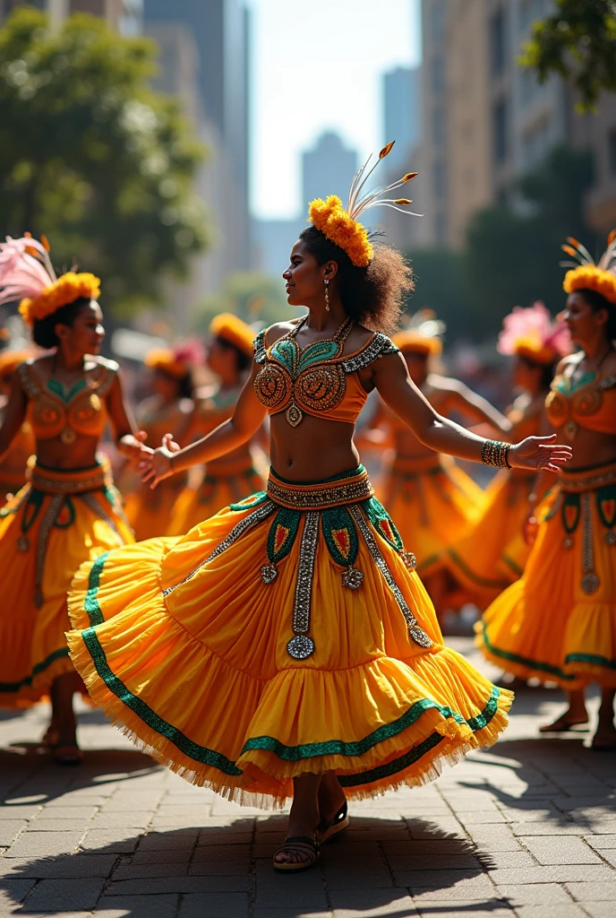 samba circle in 8k photo
