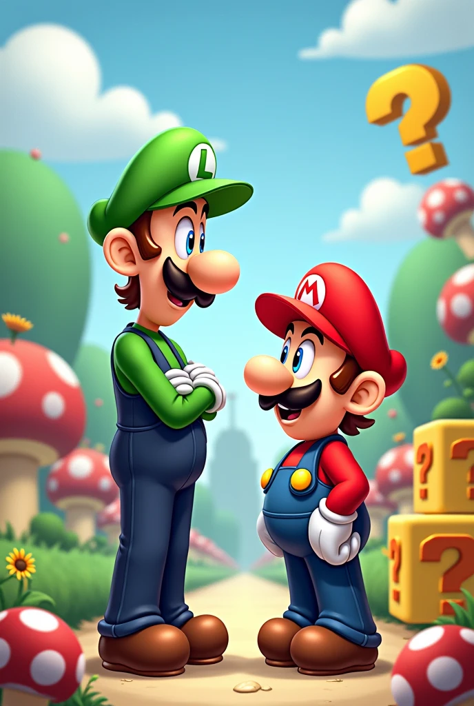 Luigi bros making a joke