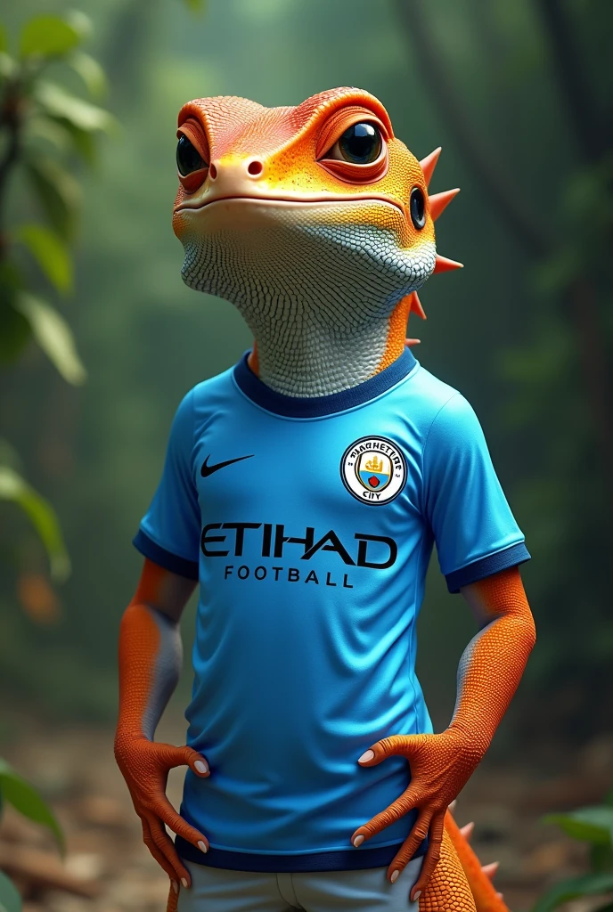 calango com a camisa do manchester city