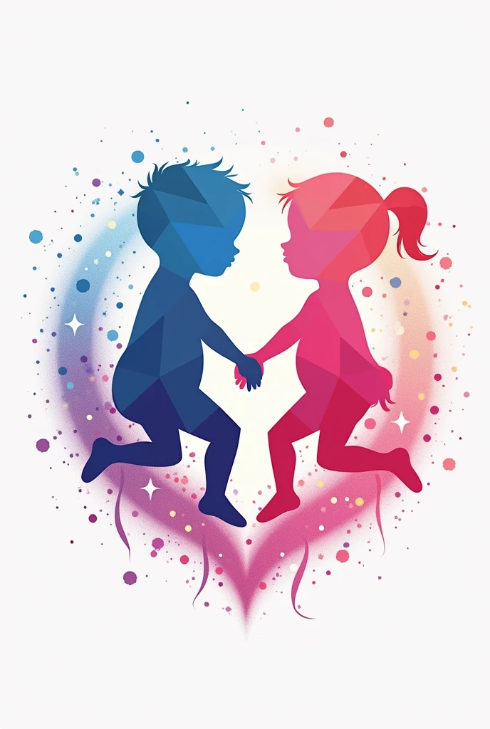 Gender reveal logo