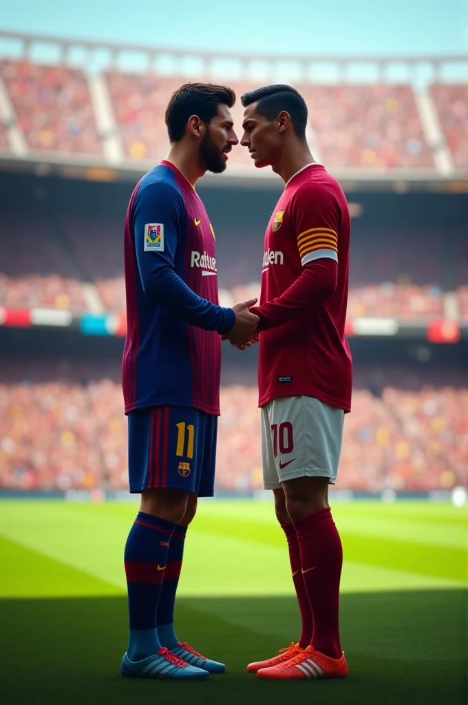 Messi praising CR7