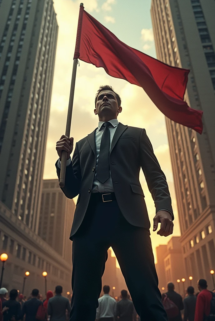 Image representing courage and rebellion for a legal representation brochure  