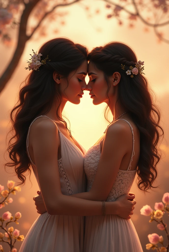 Creat a novel book front cover in which two emotional and very romantic couples with lover background. Couples name Musab and Sulem