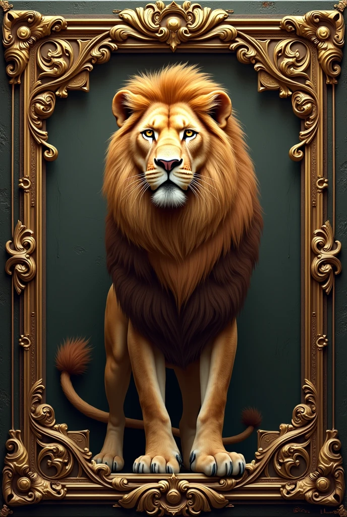 Lion of Judah Decorative Frame