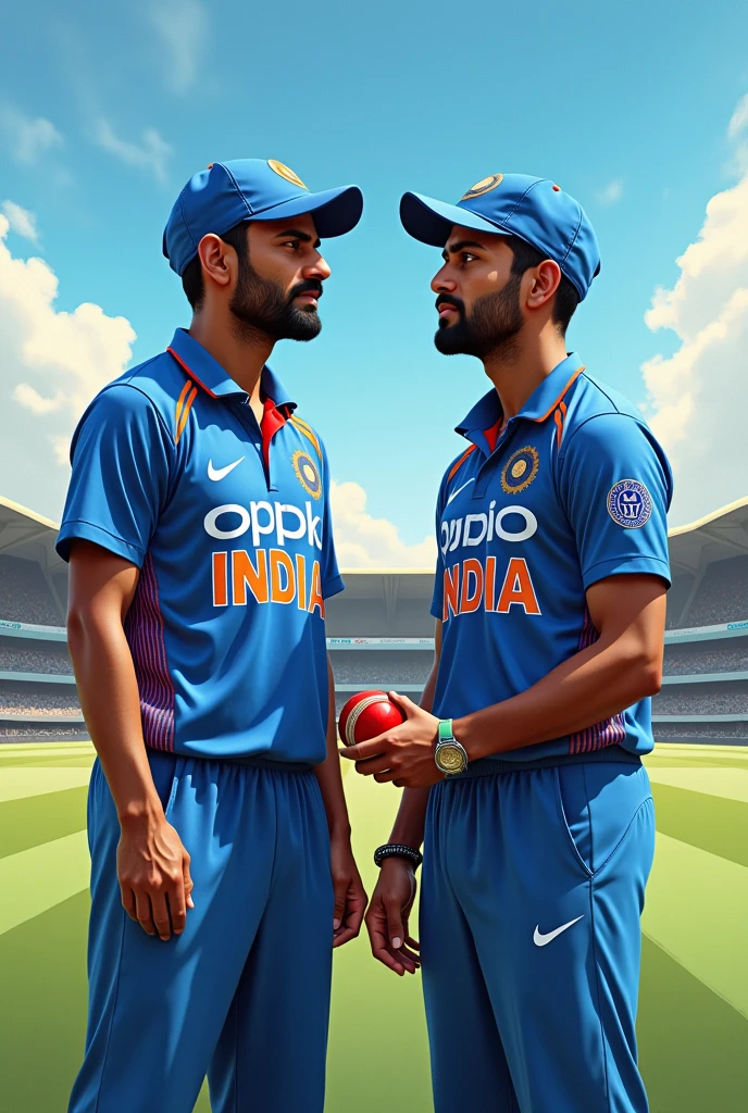 Ms Dhoni and Sandip lamichane  together


