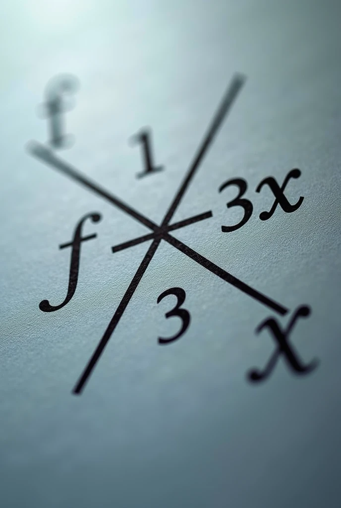 Create an F chart(X) =3X+¹