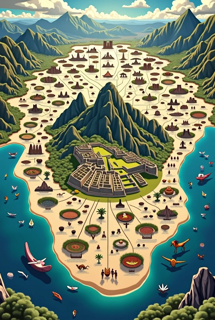 A mind map about Peru