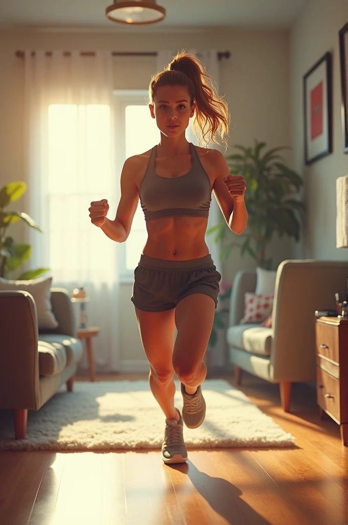 Phrase that says Someone to do cardio at home right now