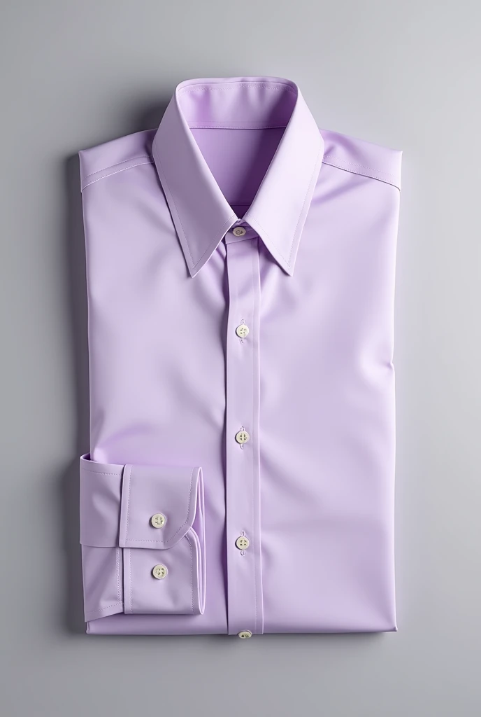 a dress shirt,in lilac color,ready to be sold online