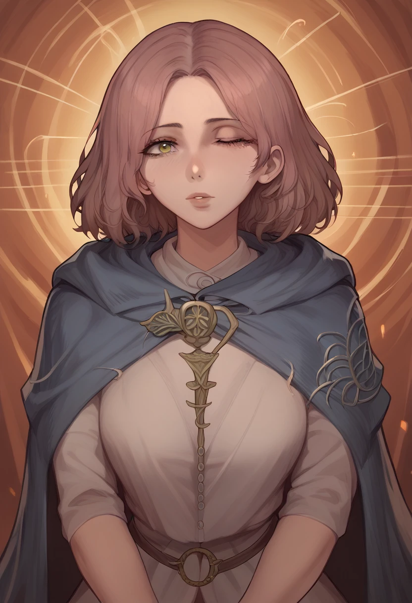 melina, elden ring, visual novel character, stand, looking front