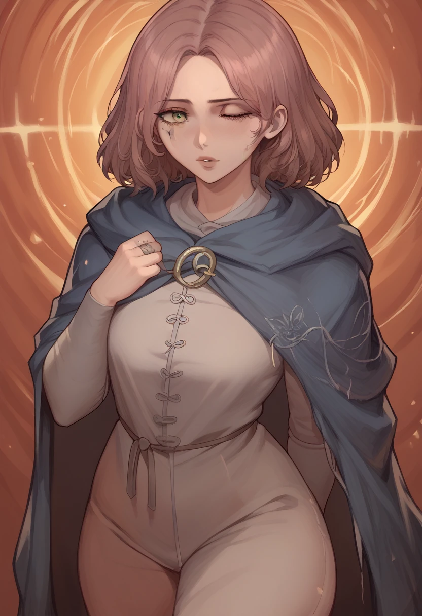 melina, elden ring, visual novel character, stand, looking front