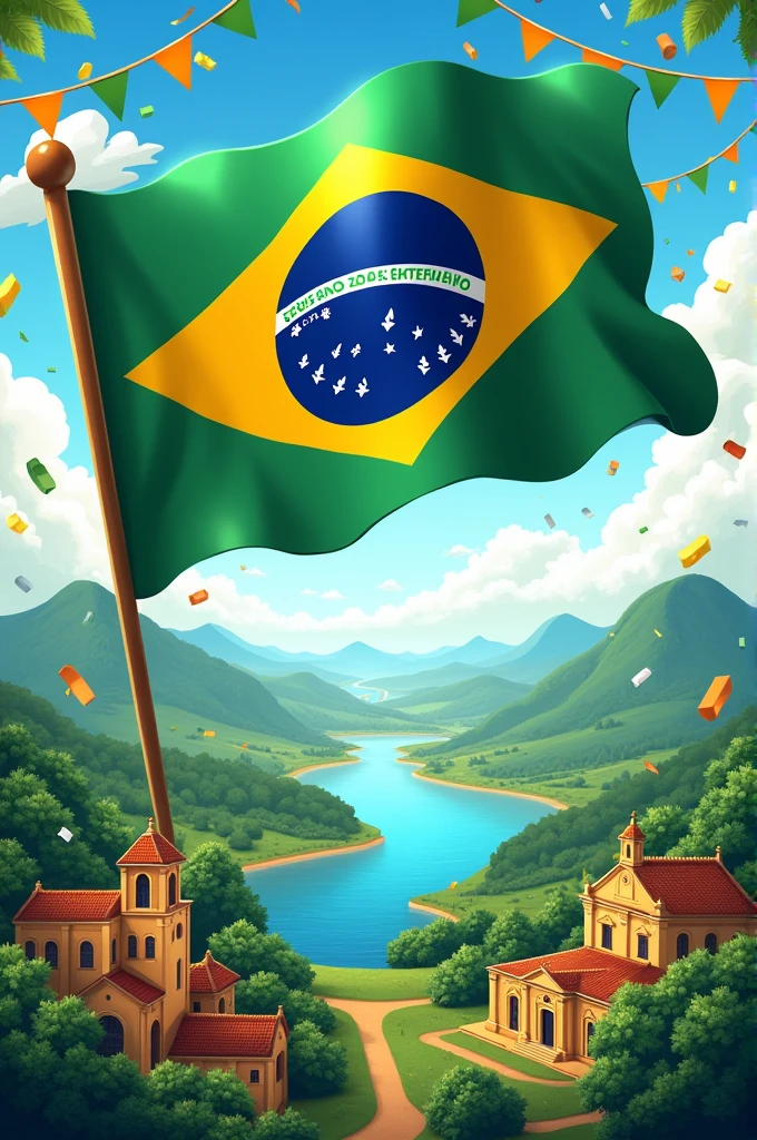 A banner to represent Minas Gerais on September 7th 