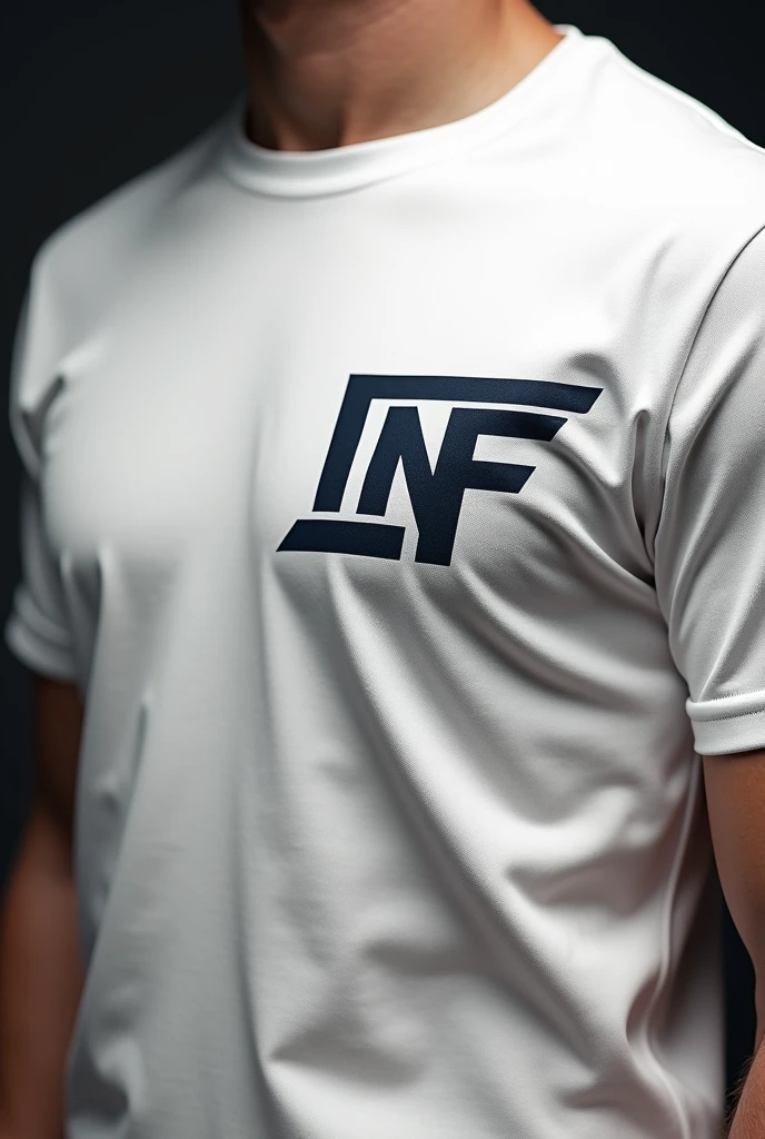 shirt logo ideas with the initials NF in the upper left corner