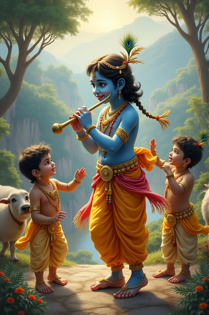 Krishna bhagwan and their 3 life stages