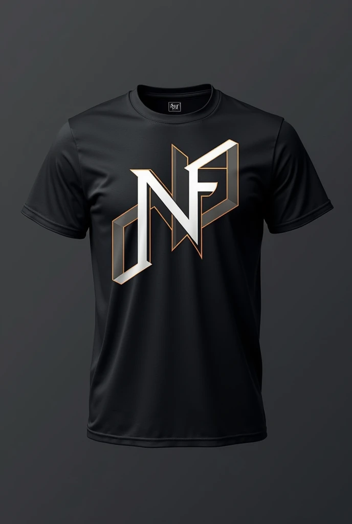 shirt logo ideas with the initials NF in the upper left corner