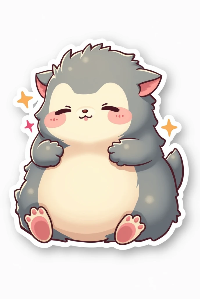 sleepy dample sticker
