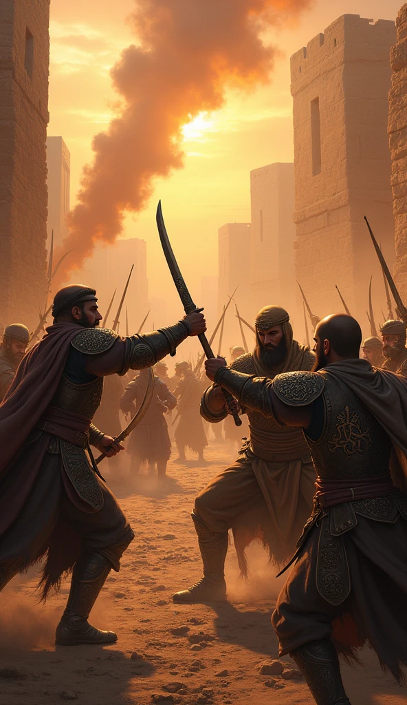 Islamic war scene