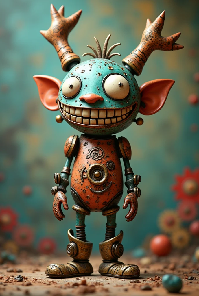 Make an art toy that represents creativity and bad luck