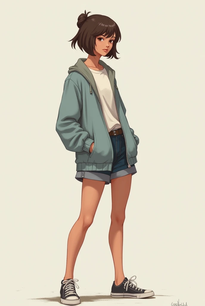 Character a little more inclined to the side