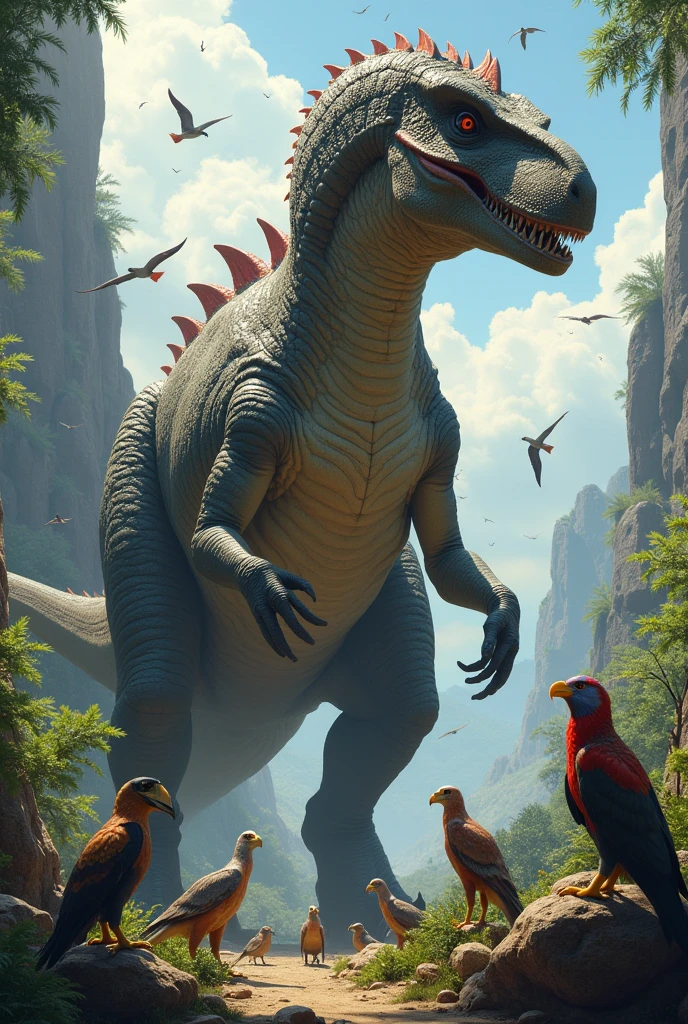 make the dinosaur king of birds