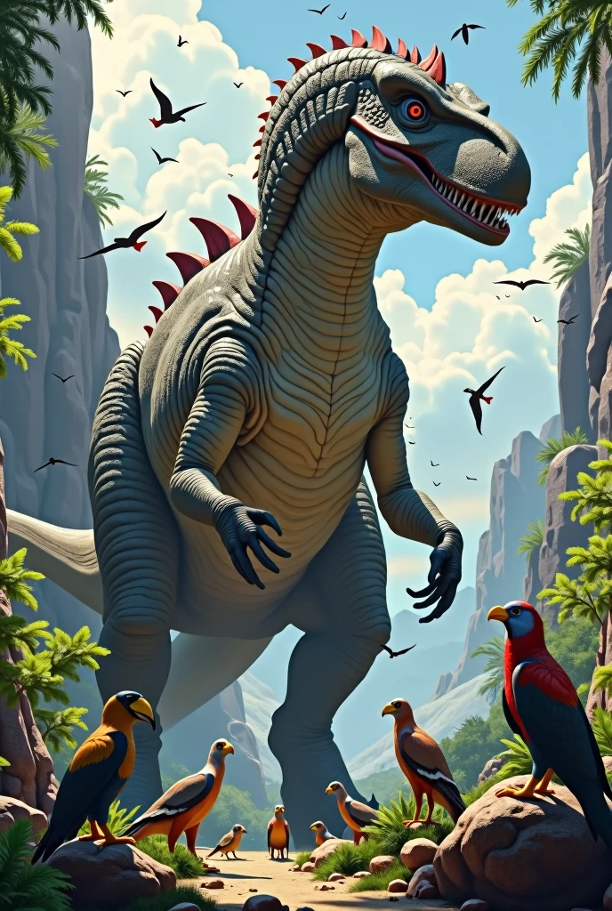 make the dinosaur king of birds