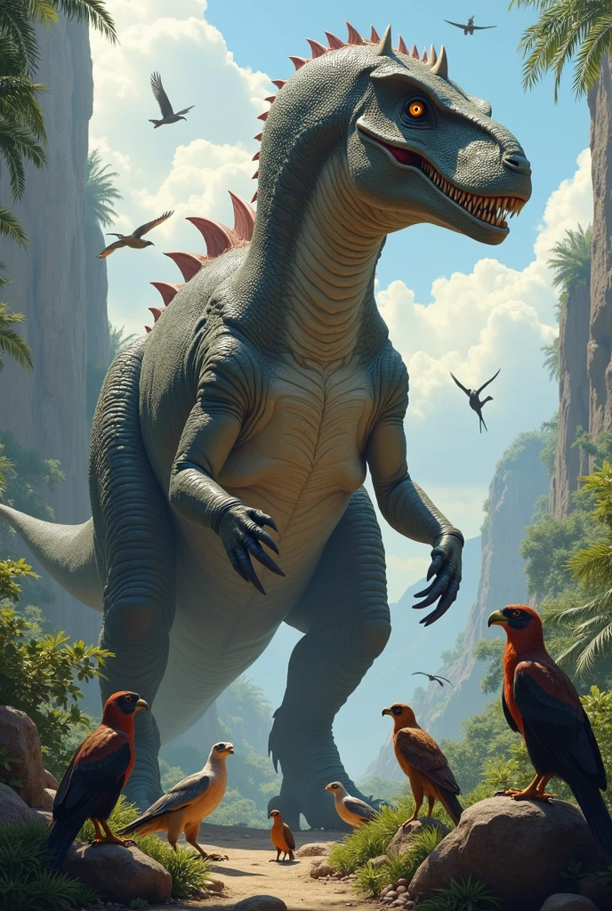 make the dinosaur king of birds