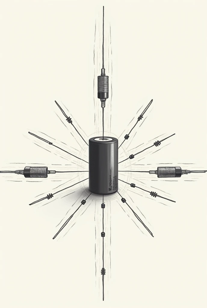 Electrical circuit with a single capacitor