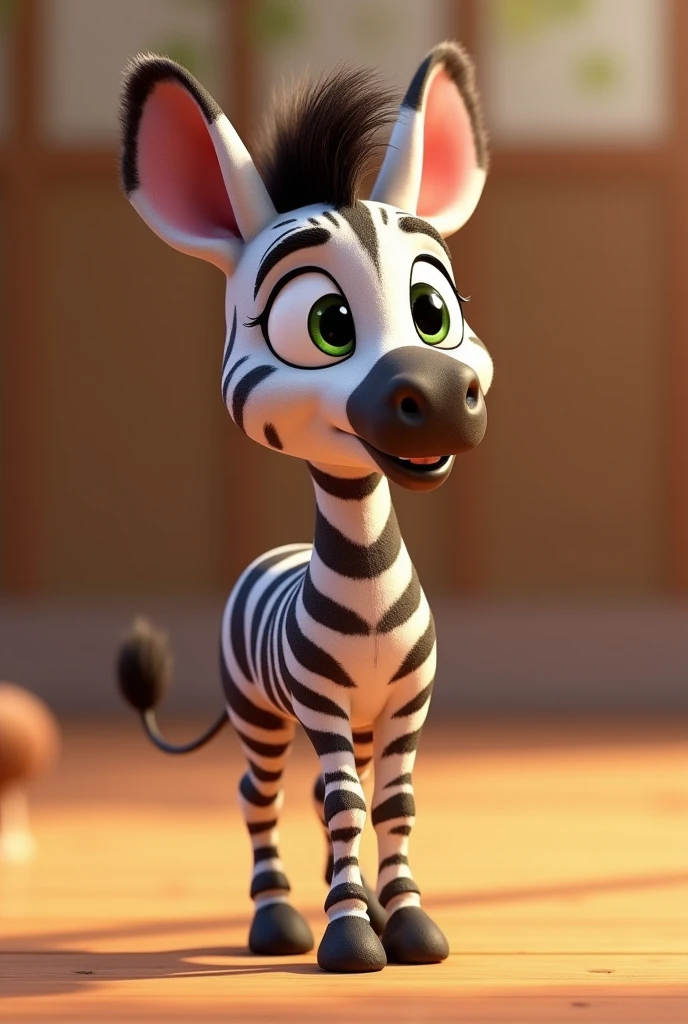 Baby Zebra, Zootopia style, pixar animation, 3D rendering, high quality erotic digital art, photorealistic, e621,