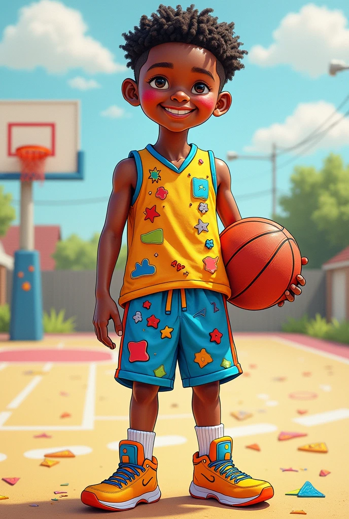 Basketball uniform designed by Gojan when he