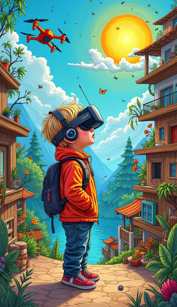 Exploring modern passions: The impact of new age hobbies on our lives.
Please create child's artwork in the form of drawings.