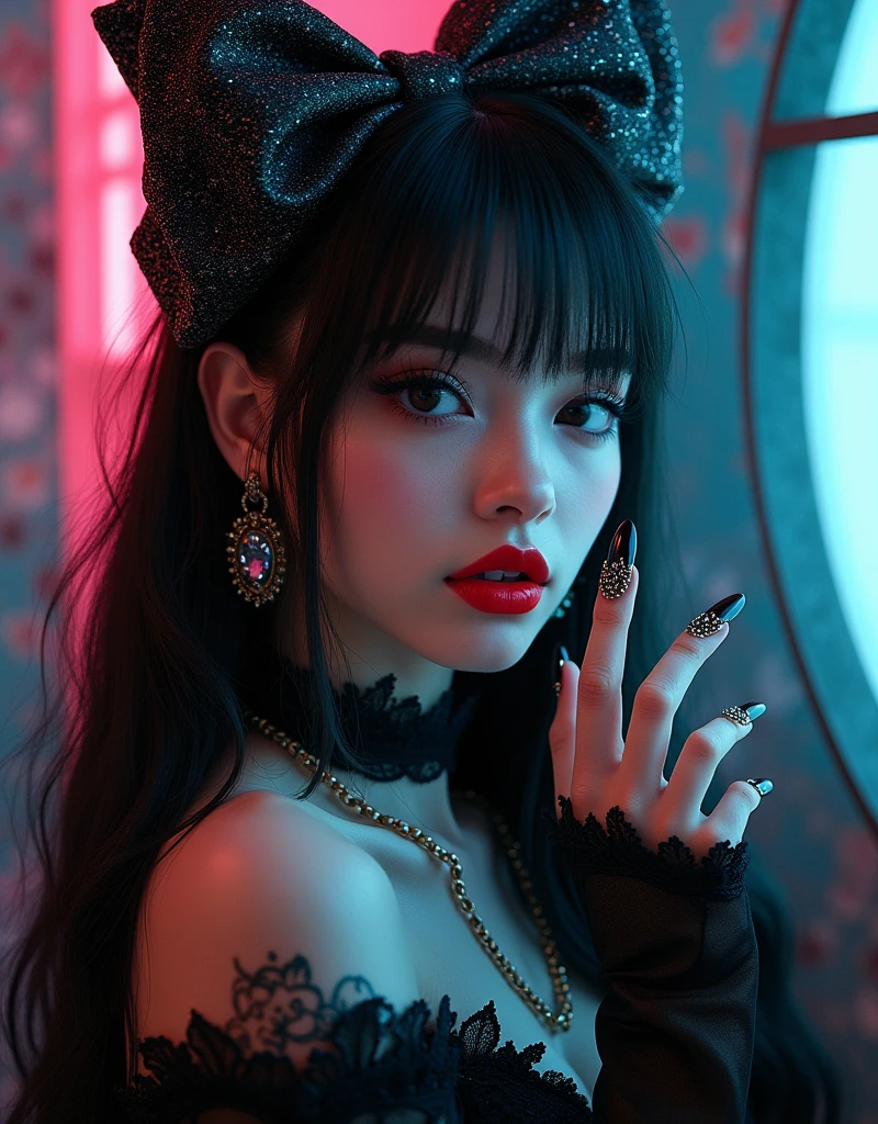 Hermosa piel detallada, cuerpo detallado, hermoso cabello detallado