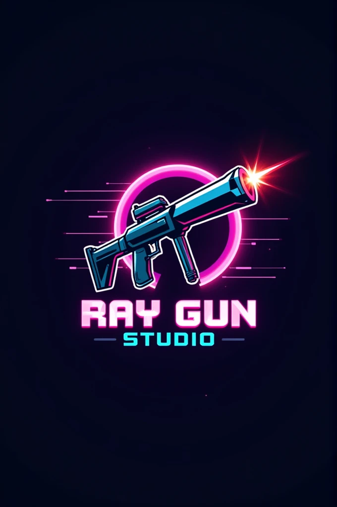 Logo for a video game company called Ray gun studio