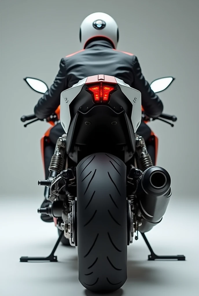 Ergonomic motorcycle chair with shock absorbers