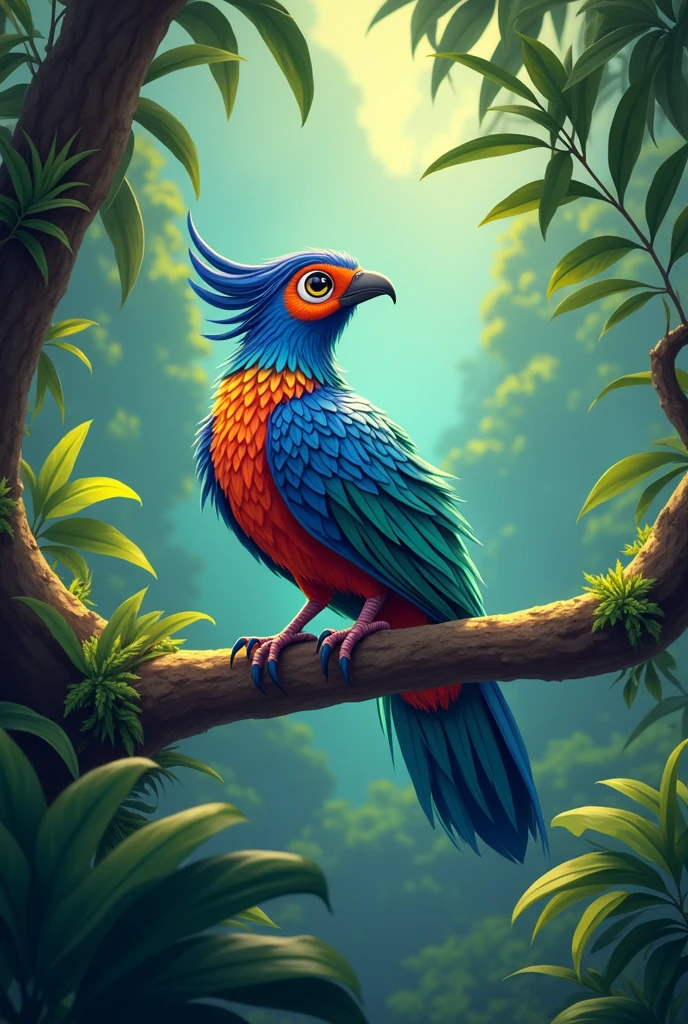 Animated image of the quetzal, the national symbol of Guatemala