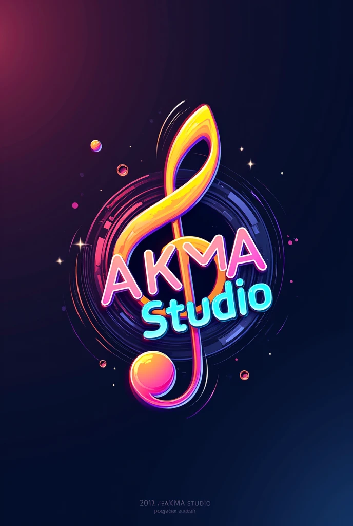 Music symbol, AKMA STUDIO, to this image written AKMA STUDIO