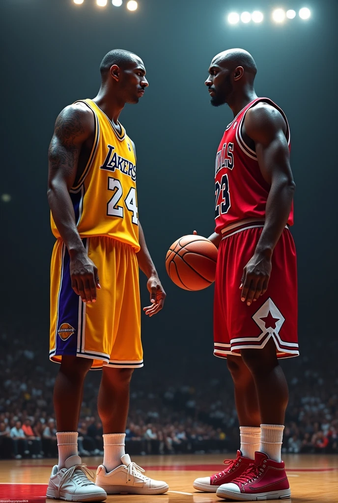 Create Kobe Bryant next to Michael Jordan