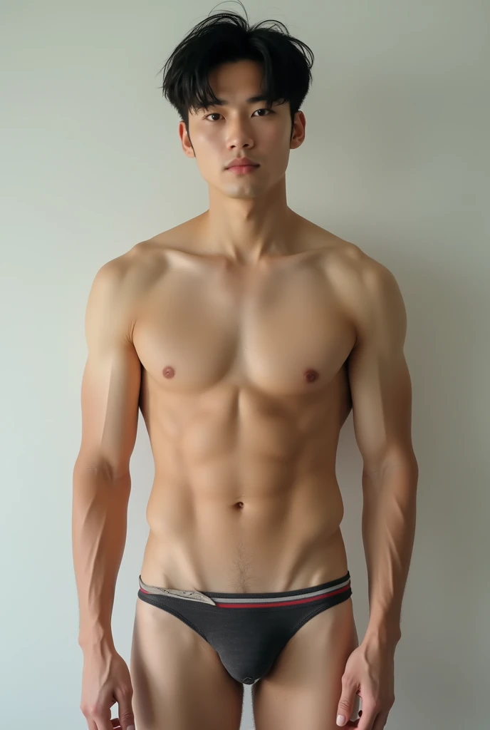 1boy、Photo Quality、Handsome Men、Mash Hair、Japanese male, 、Completely naked、Full nudity、erection、Huge penis、Highest quality、Realistic、beautiful、